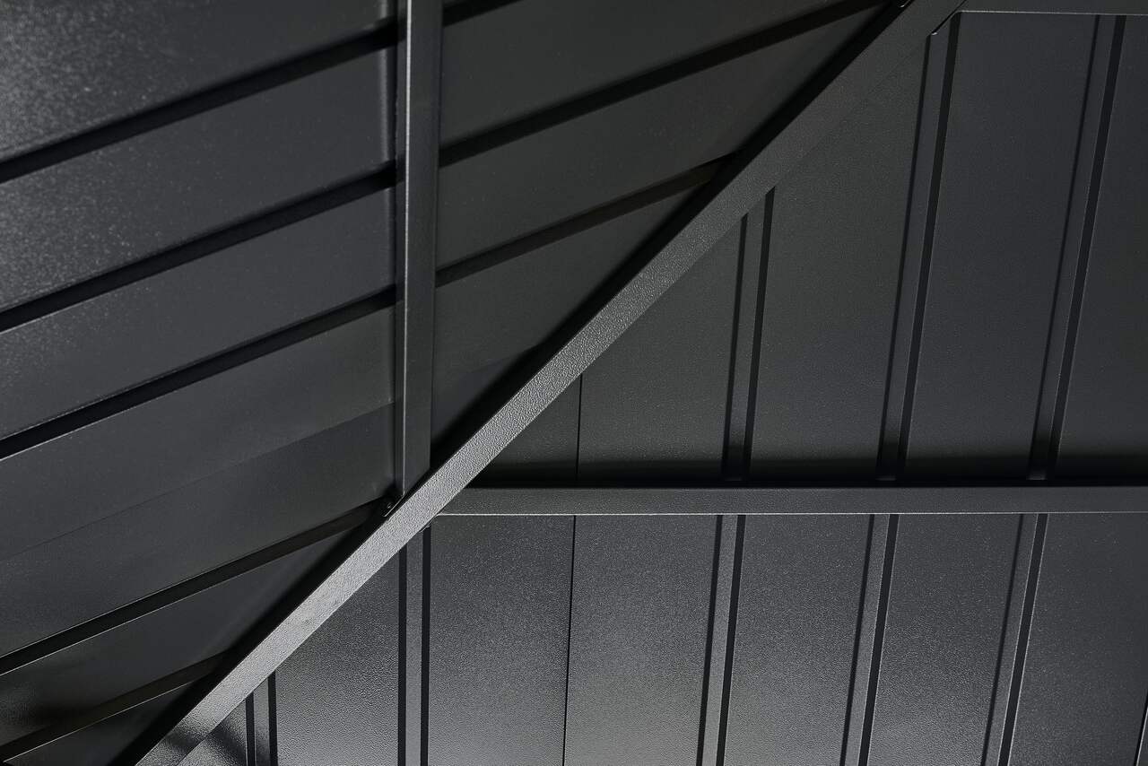 CANVAS Skyline - Rideau opaque et moustiquaire pour gazebo, noir, 12 x 14 x  7 pi