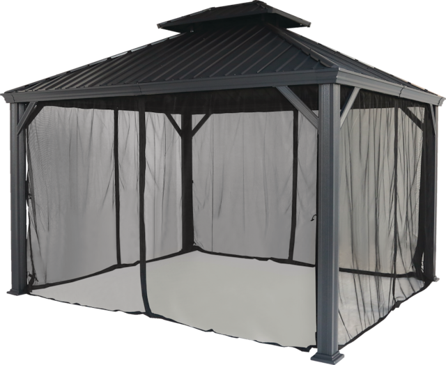 CANVAS Fabric Outdoor/Patio Gazebo Walls & Netting for Skyline Gazebo