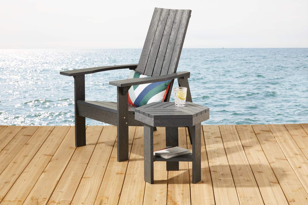CANVAS Arrowhead Recycled Plastic Outdoor Patio Muskoka Side Table All Weather Canadian Tire