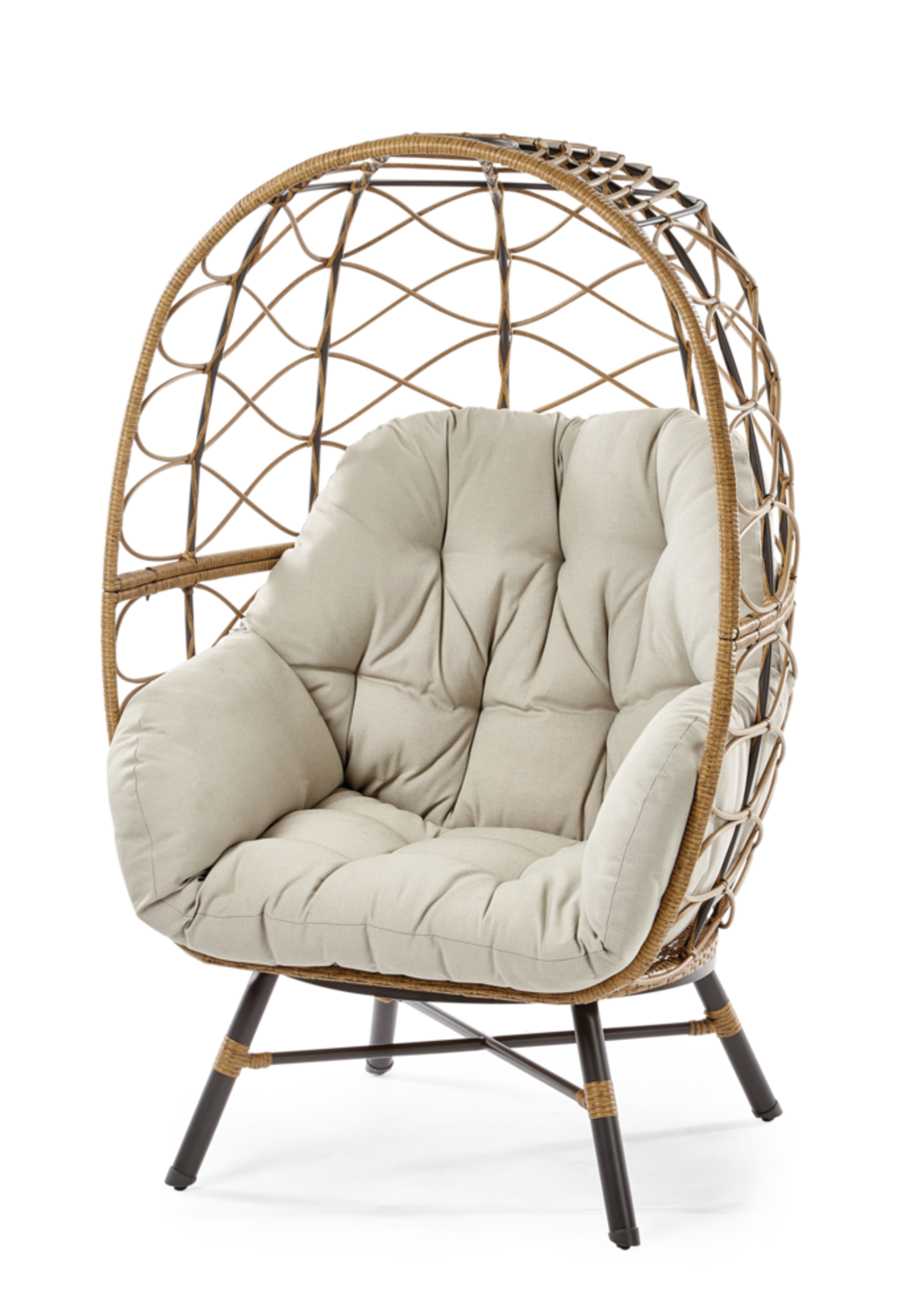 CANVAS Sydney Outdoor Egg Chair Front_Three_Fourths_Angled_Left