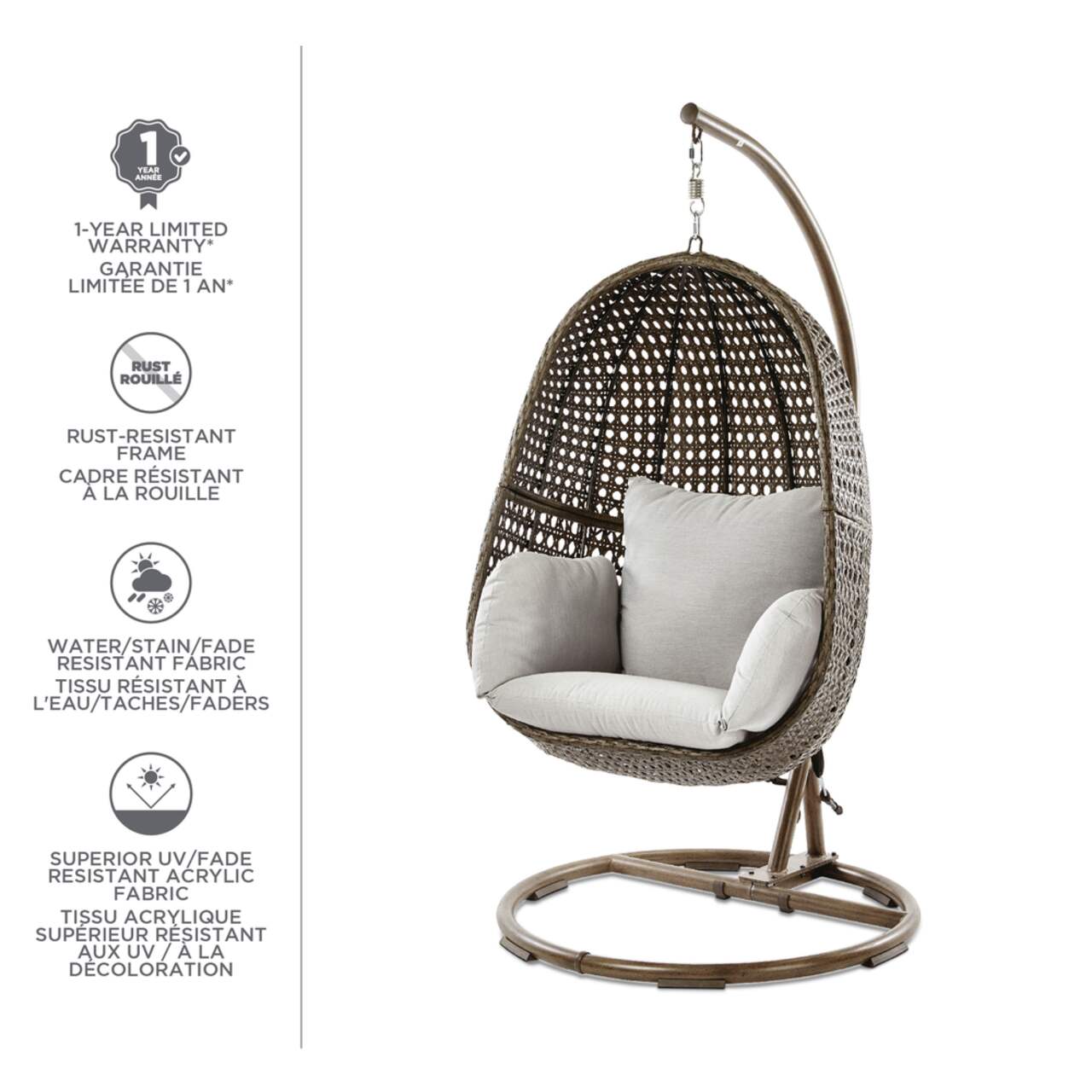 Egg swing chair canadian tire sale