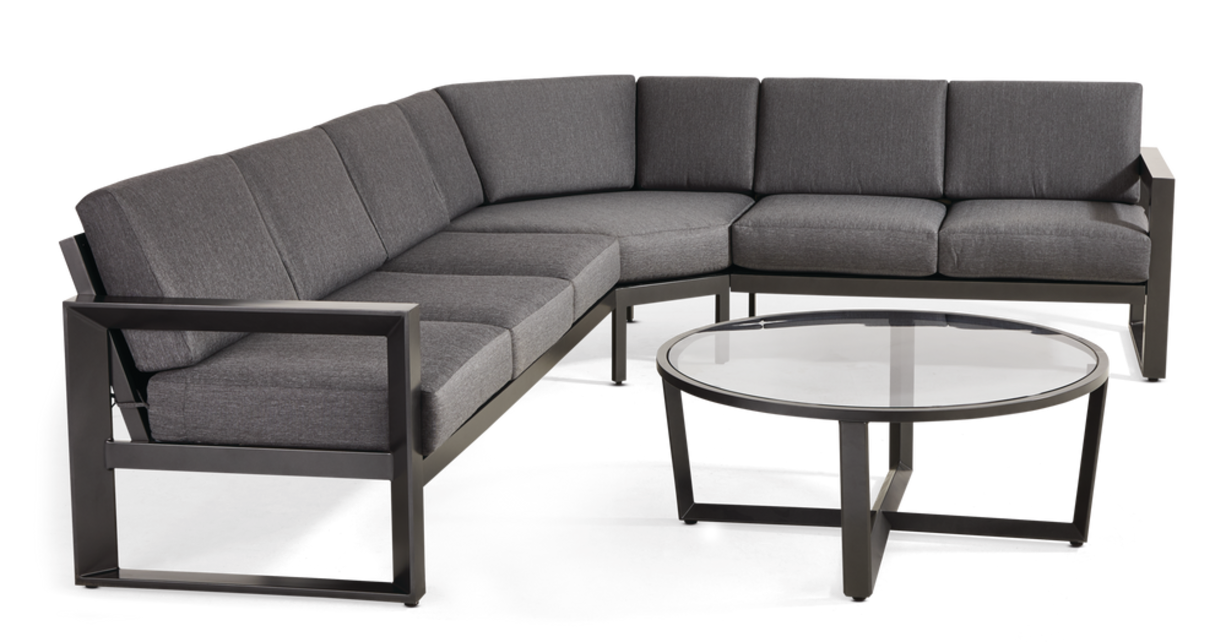 CANVAS Whistler Outdoor/Patio Sofa Sectional Set, Grey, 4pc Canadian
