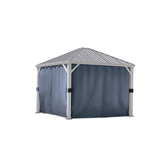 CANVAS Coastline Gazebo Walls, 10 x 10-ft Front_Three_Fourths_Angled_Right