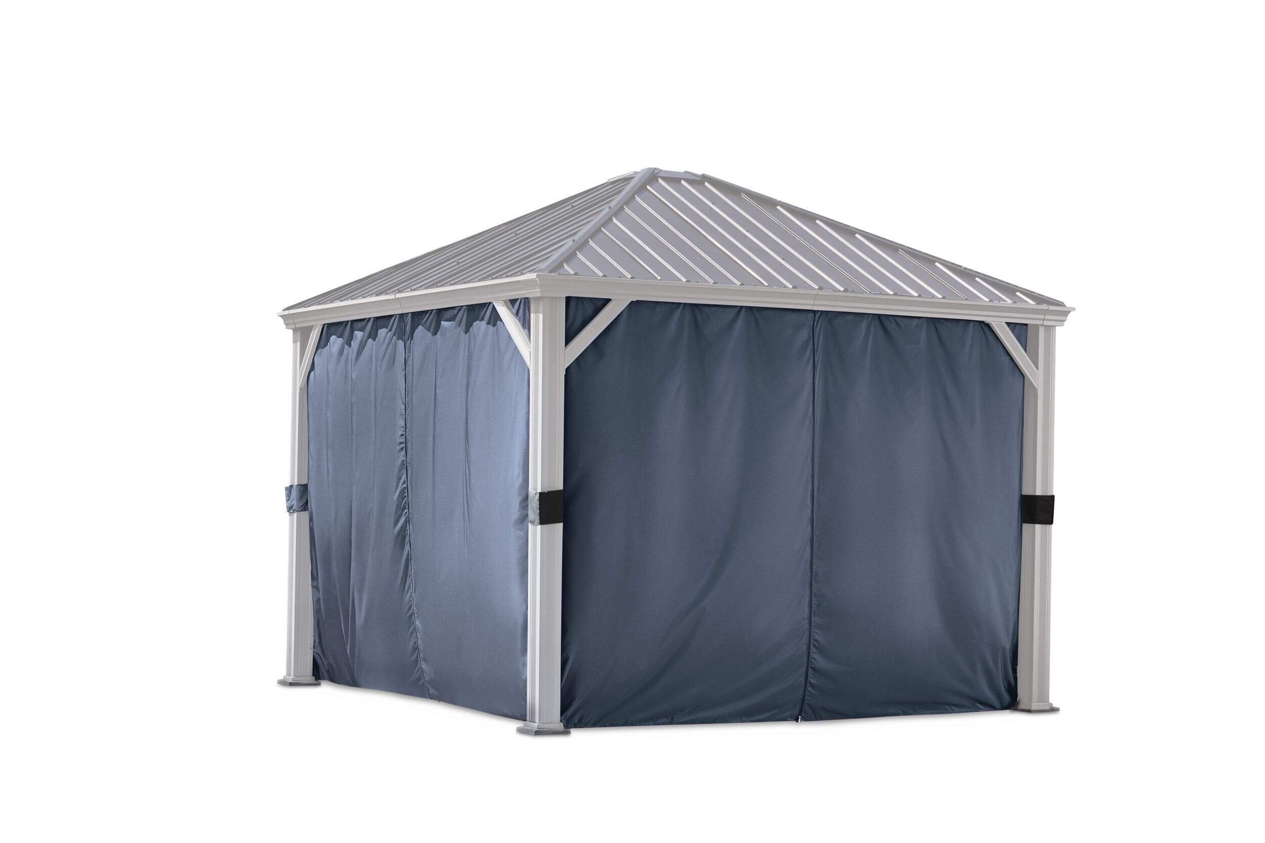 CANVAS Coastline Gazebo Walls, 10 x 10-ft Front_Three_Fourths_Angled_Right