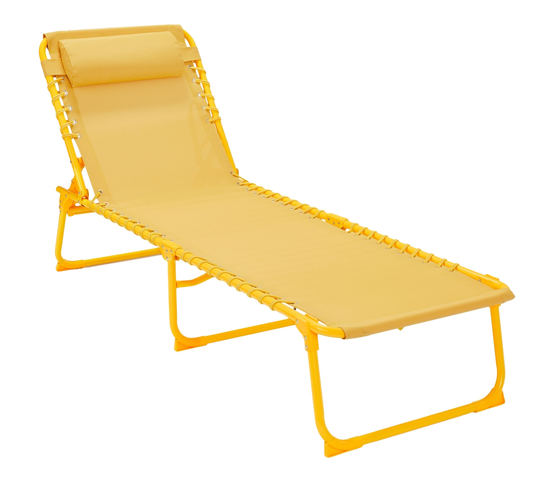 Chaise longue pliante For Living, jaune Canadian Tire