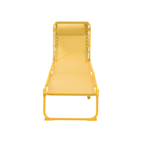 For Living Folding Lounger, Yellow Front_Elevated