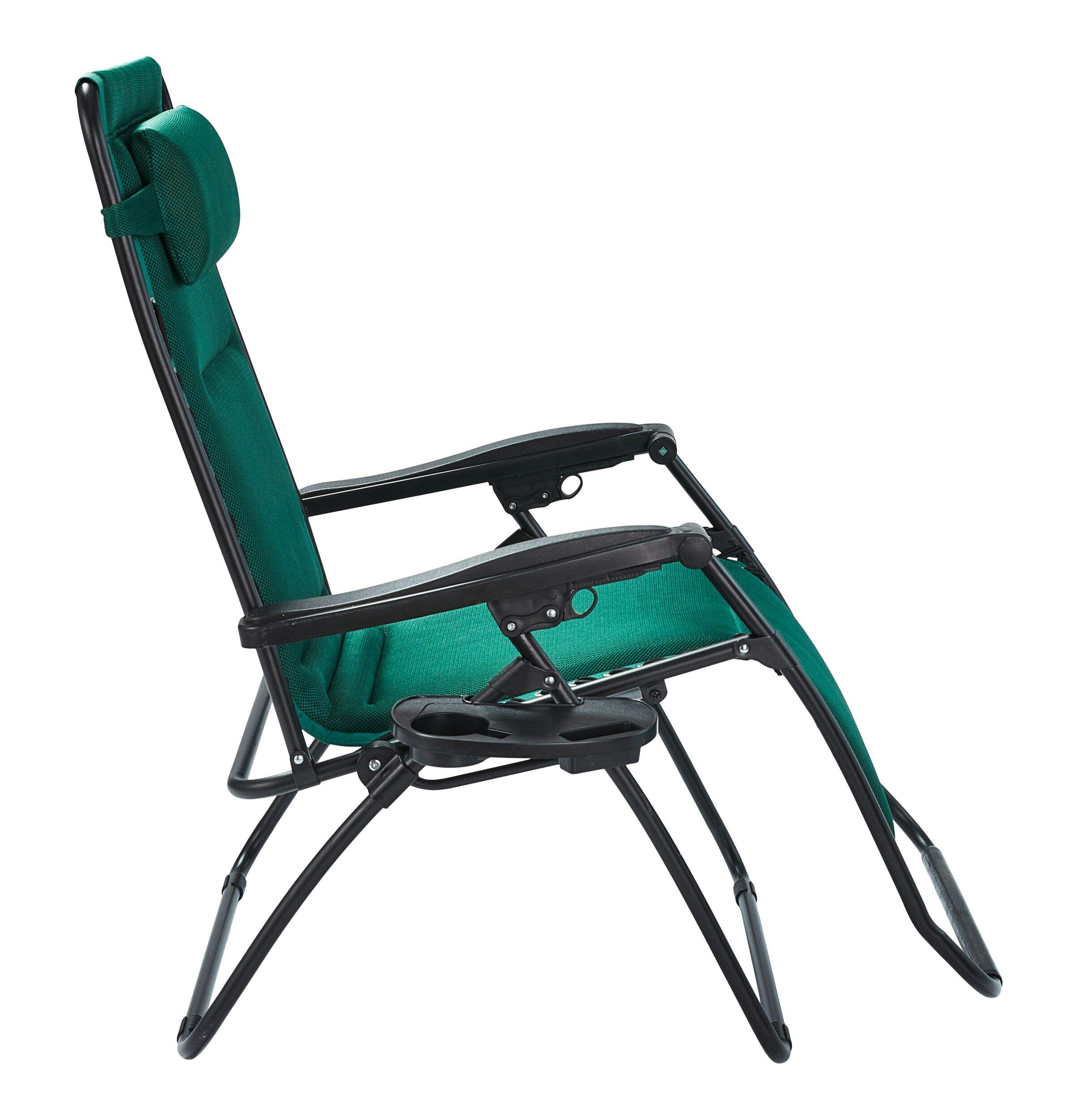 For Living Padded Mesh XL Zero Gravity Lounger Chair, Green Canadian Tire