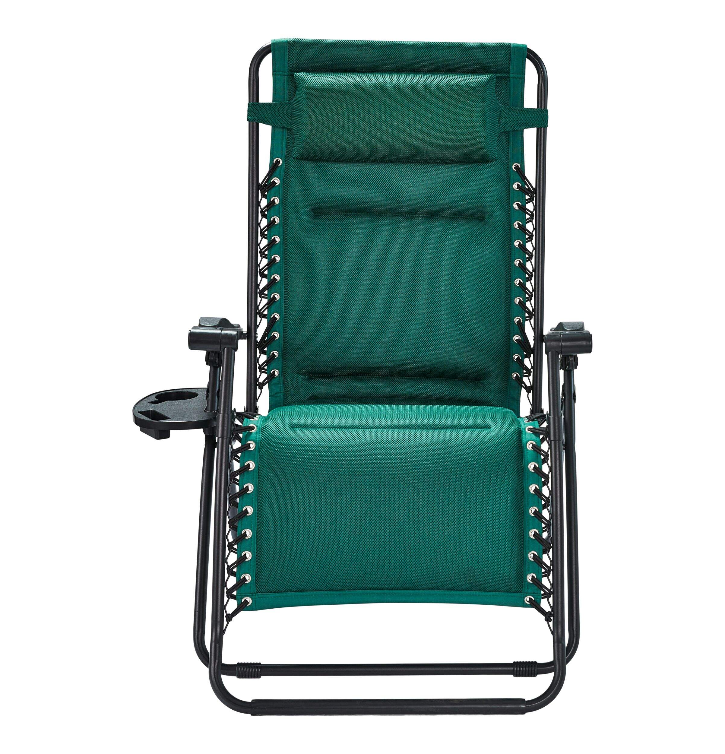 For Living Padded Mesh XL Zero Gravity Lounger Chair, Green Canadian Tire