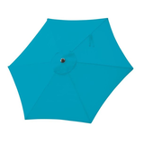 For Living Fabric Patio/Outdoor Umbrella, Aqua, 7-ft Overhead_Plunge