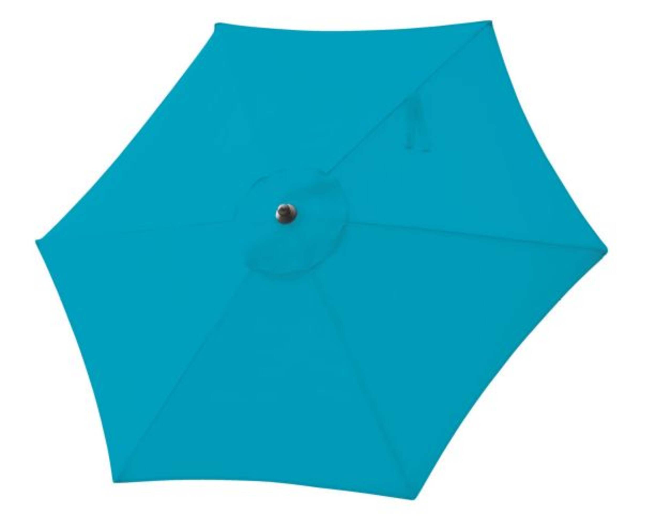 For Living Fabric Patio/Outdoor Umbrella, Aqua, 7-ft Overhead_Plunge