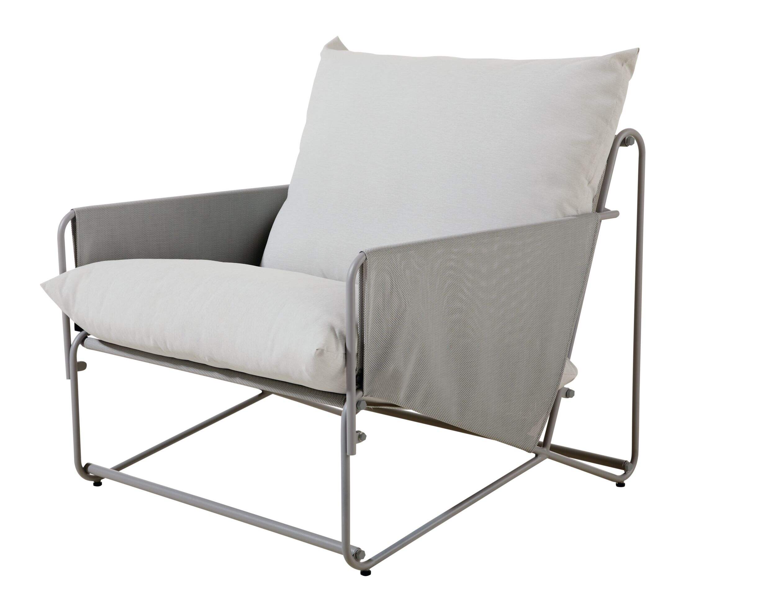 CANVAS Banks Buildable Modular Outdoor/Patio Sofa Seat with Removable Arms, UV & Water-Resistant Cushioning Front_Three_Fourths_Angled_Left