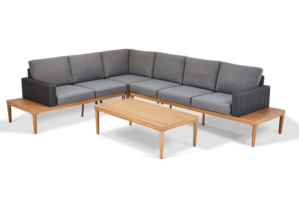 CANVAS Edenvale Aluminum Sectional Set, 4pc Canadian Tire