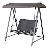 Balancelle rembourrée CANVAS Minden pour l'extérieur, gris