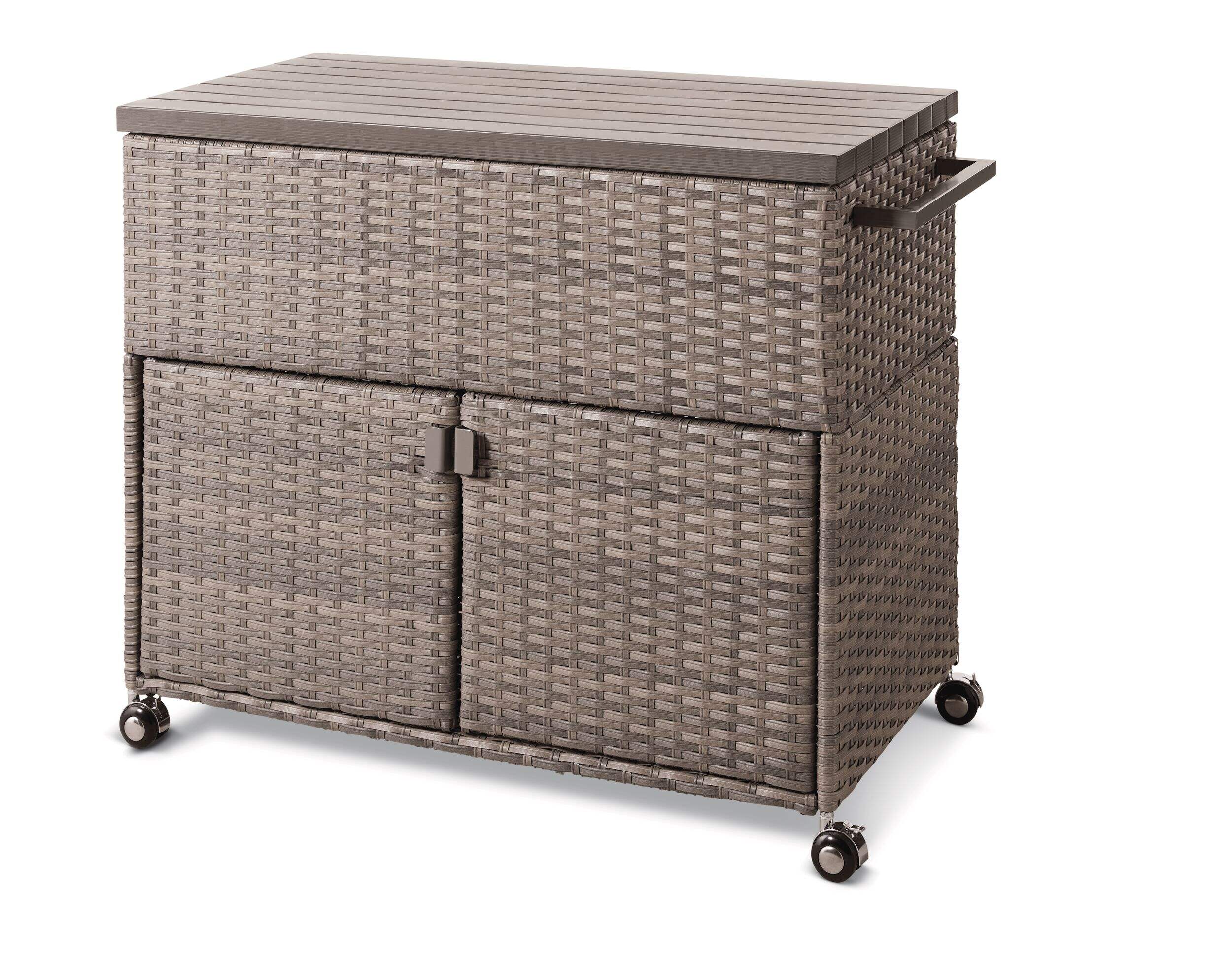 CANVAS Bala AllWeather Outdoor/Patio/Balcony Concealed Bar Cart