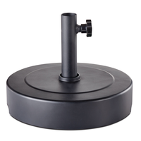 CANVAS Monte Low Profile Umbrella Base Front_Elevated