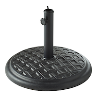 For Living Weave Umbrella Base, 33-lb Front_Angled_Right