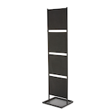 CANVAS Solana Privacy Screen, Black Front_Three_Fourths_Angled_Left