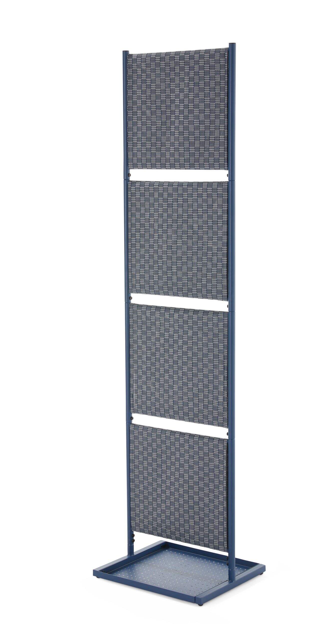 CANVAS Solana Privacy Screen, Blue Front_Three_Fourths_Angled_Left