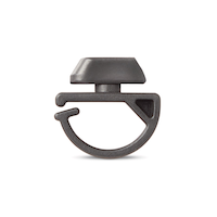 CANVAS Horizon Twist Hooks, Black, 16-pk