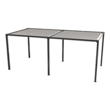 Extension modulaire de pergola CANVAS Horizon, 10 x 10 pi Front_Angled_Left