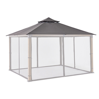 Auvent à toit souple de rechange pour abri de jardin CANVAS Henderson, 10 x 12 pi