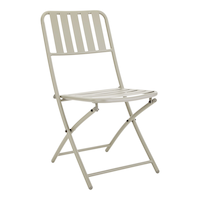 Chaise bistro en métal For Living Finch, gris