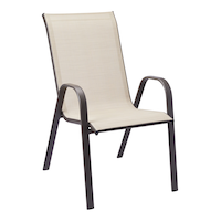 Chaise empilable For Living, taupe