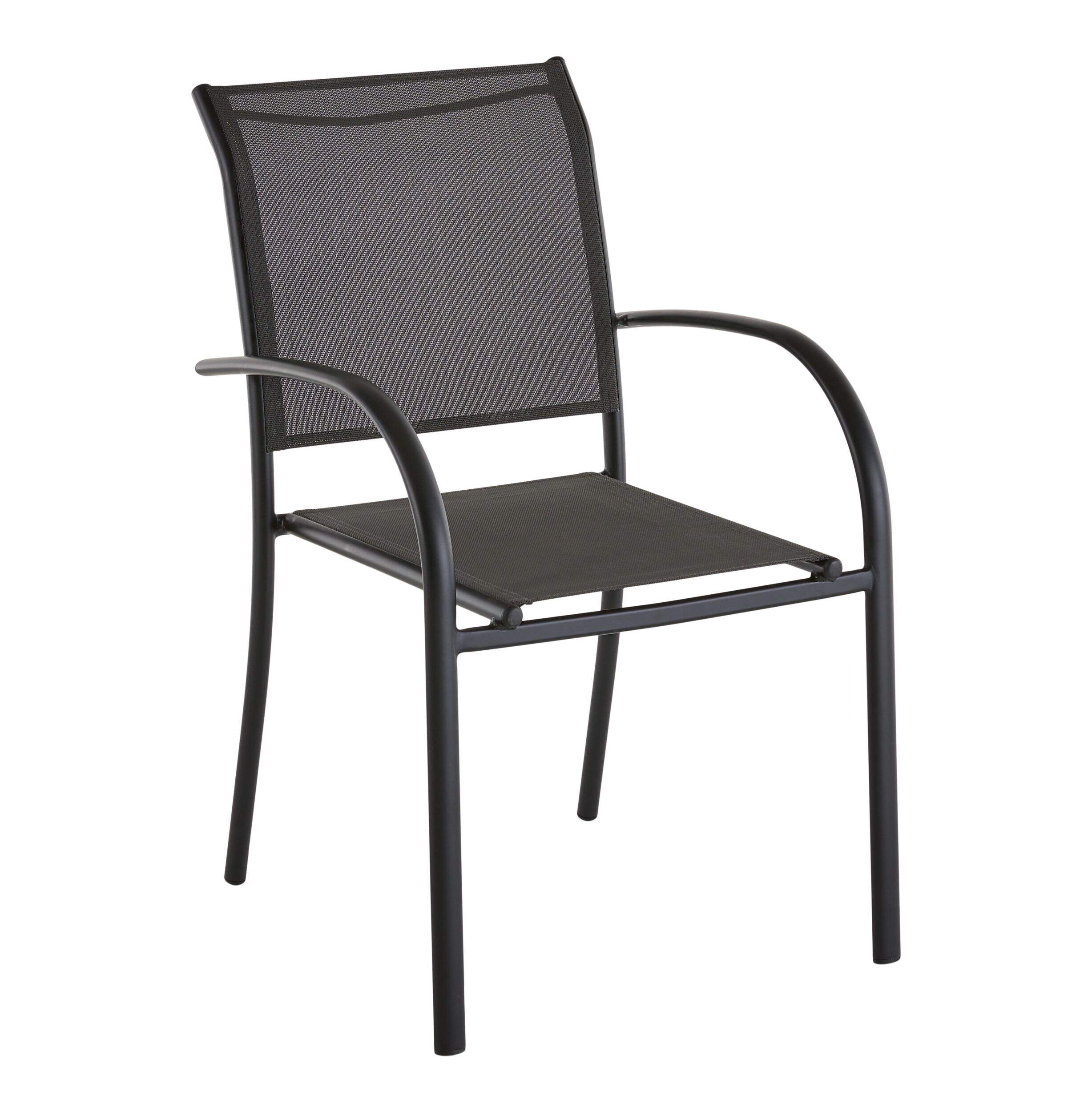 CANVAS Davis Stacking Aluminum Chair, Stackable Front_Three_Fourths_Angled_Right
