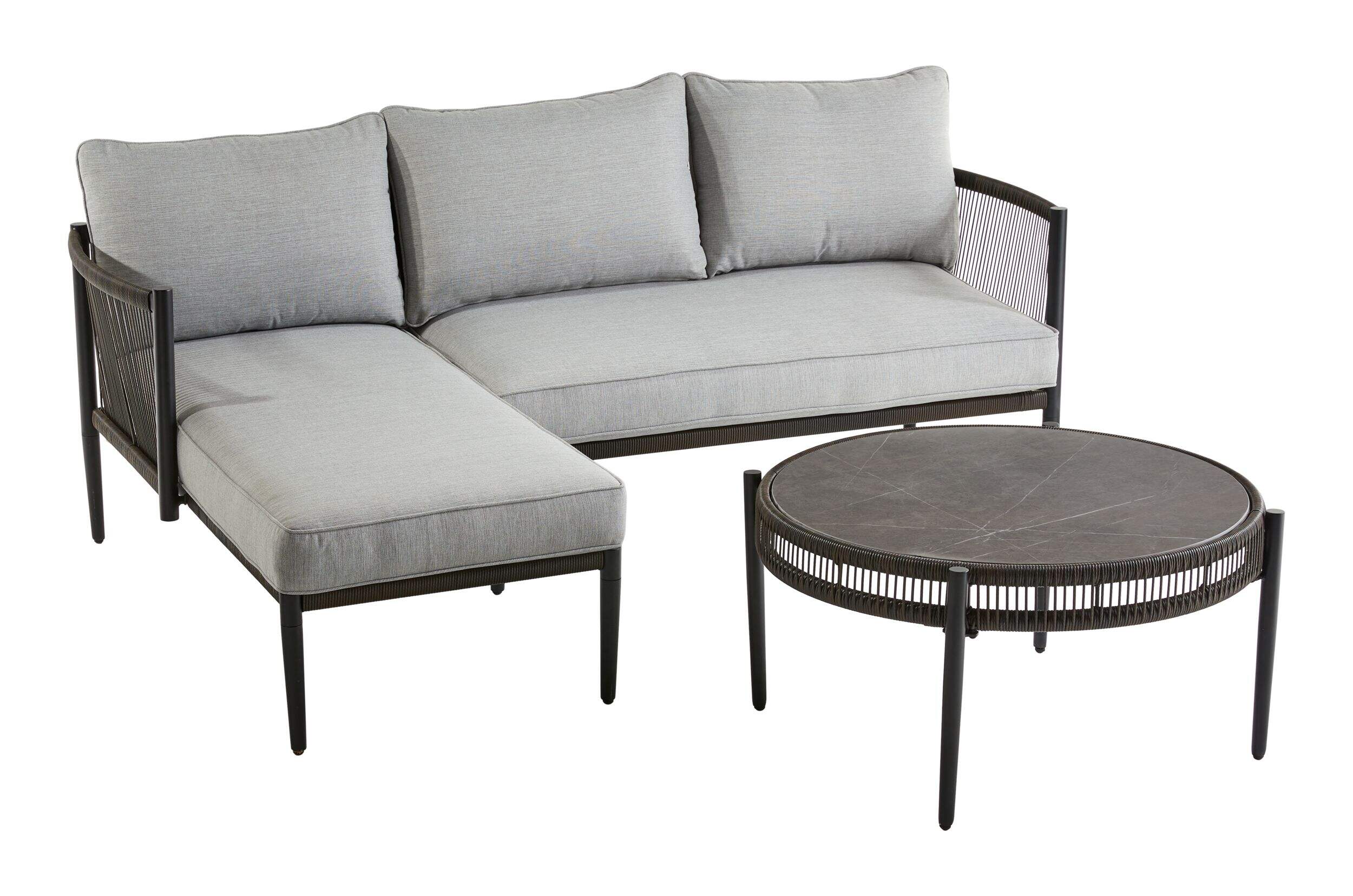 Ensemble de meubles de terrasse extérieure modulaires CANVAS Brooks, 3 pces Front_Three_Fourths_Angled_Right