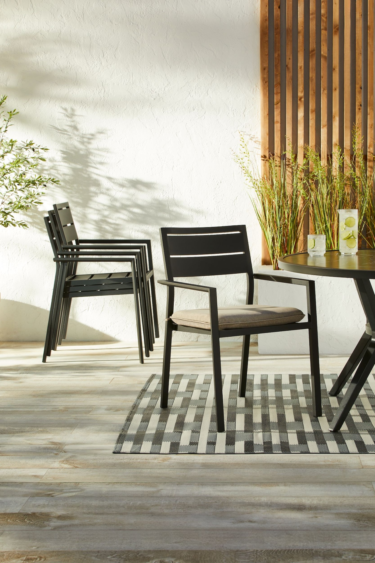 CANVAS Hastings Stacking Aluminum Chair Canadian Tire