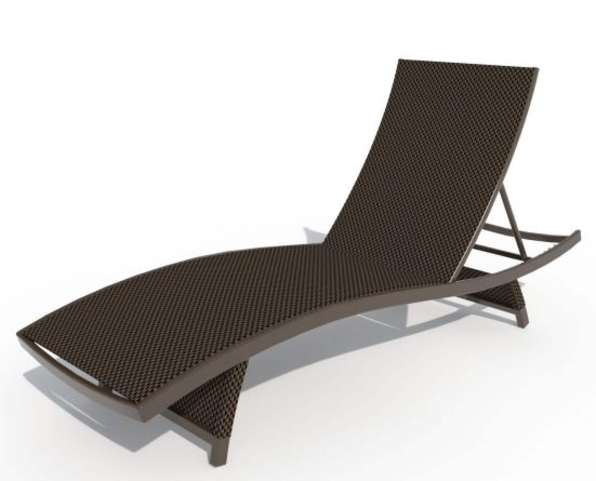 CANVAS Bernier Stackable Sling Lounger Front_Three_Fourths_Angled_Left