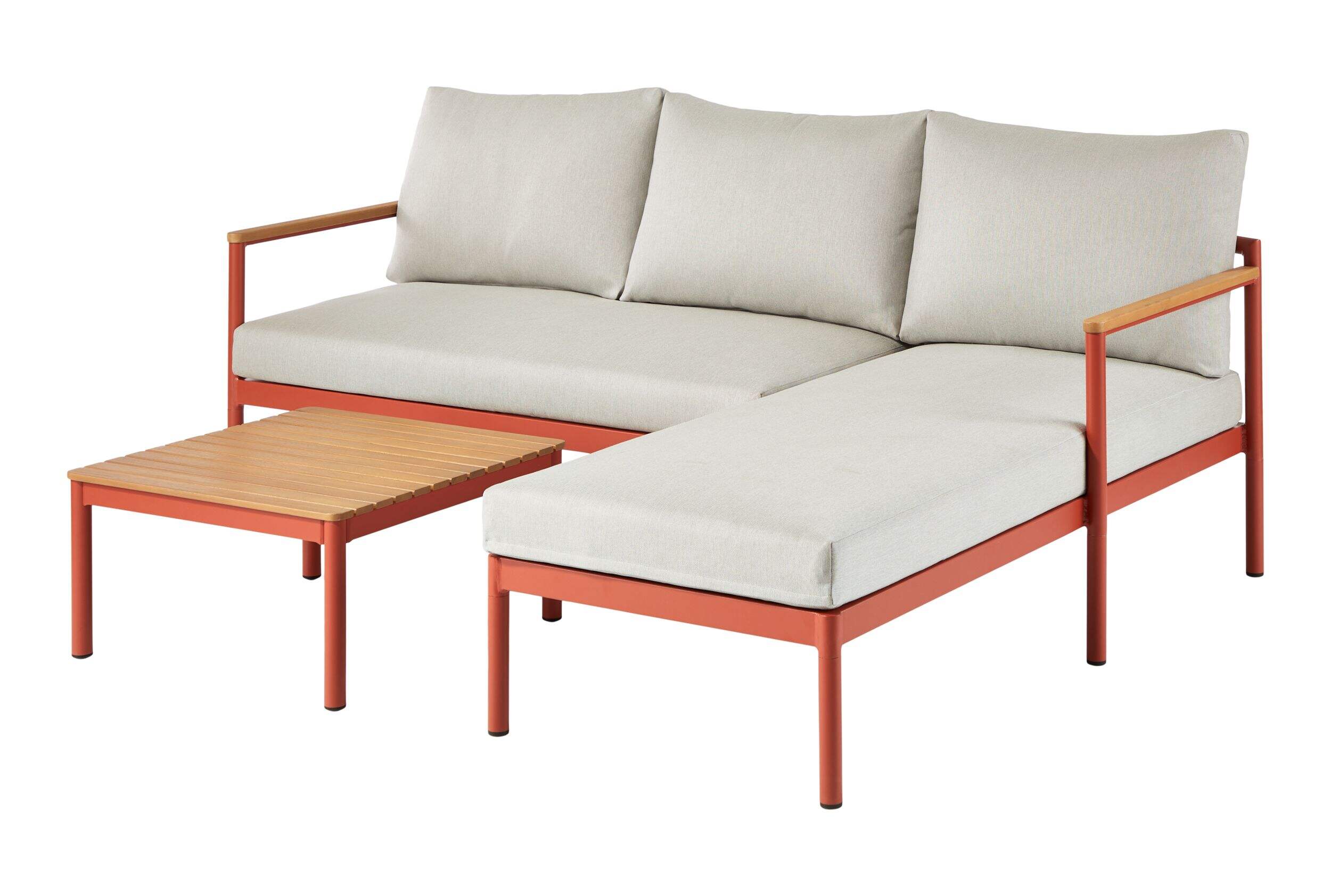 Canapé modulaire CANVAS Holland Cayenne, 3 pièces Front_Three_Fourths_Angled_Left