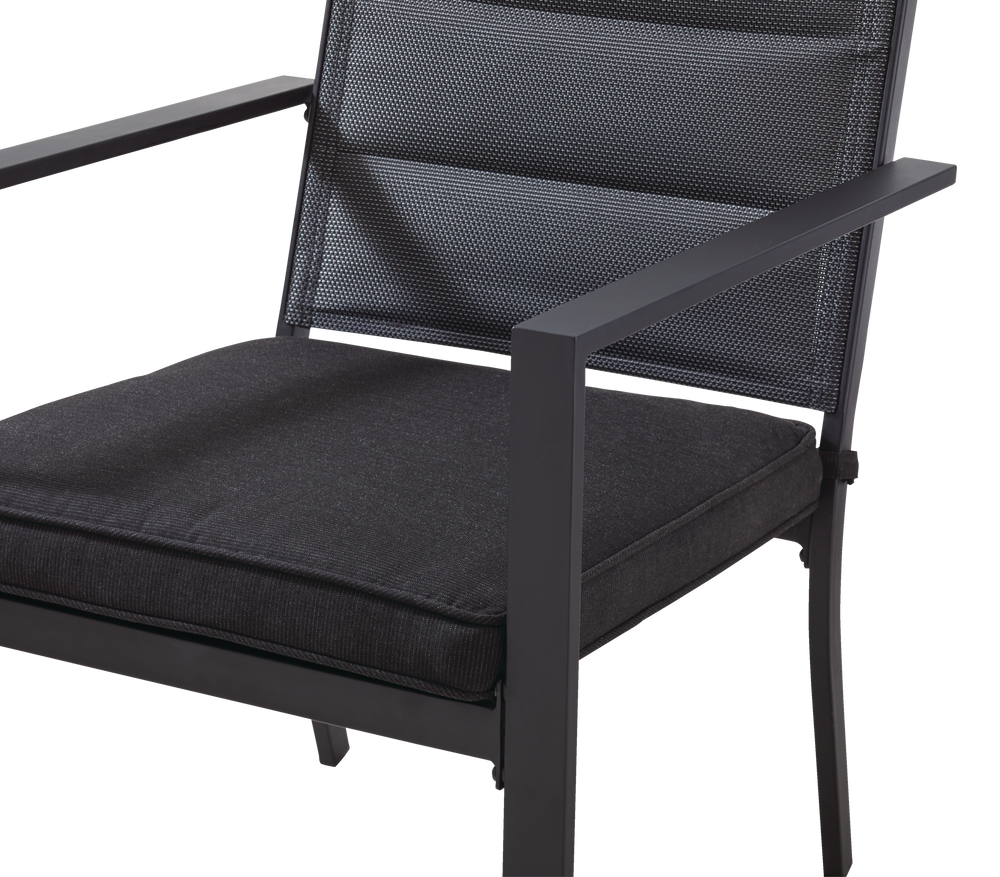 CANVAS Mercier Outdoor/Patio Conversation Set w/Tempered Glass Tabletop