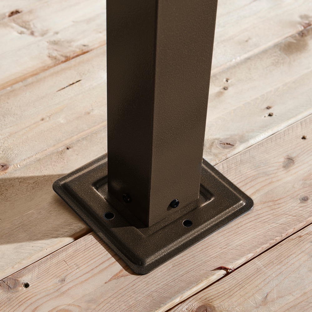 Sojag Pompano Hard Top Wall Mounted Outdoor Patio Gazebo, 12 x 16ft