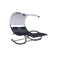 Blue Wave Cool Mesh Dual Rocker with Canopy Front_Three_Fourths_Angled_Right