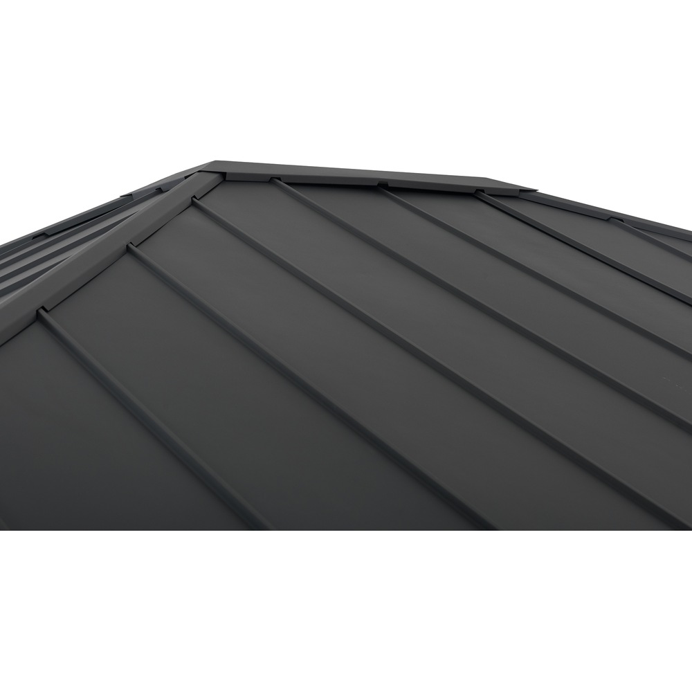 Sunjoy SummerCove Elmgrove Gazebo with LED Lighting, 12ft x 14ft