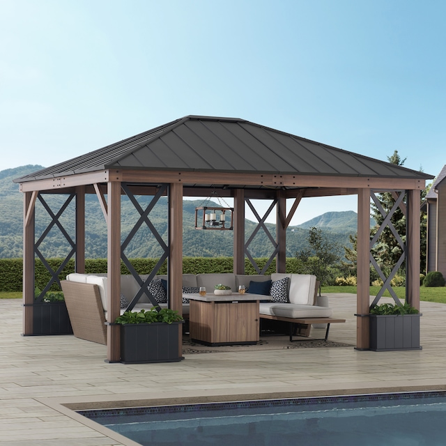 Sunjoy SummerCove Oasis Gazebo Canadian Tire