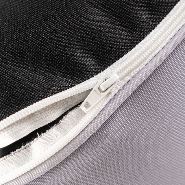 Inflatable Round Ottoman with Removable Cover, UV & WaterResistant