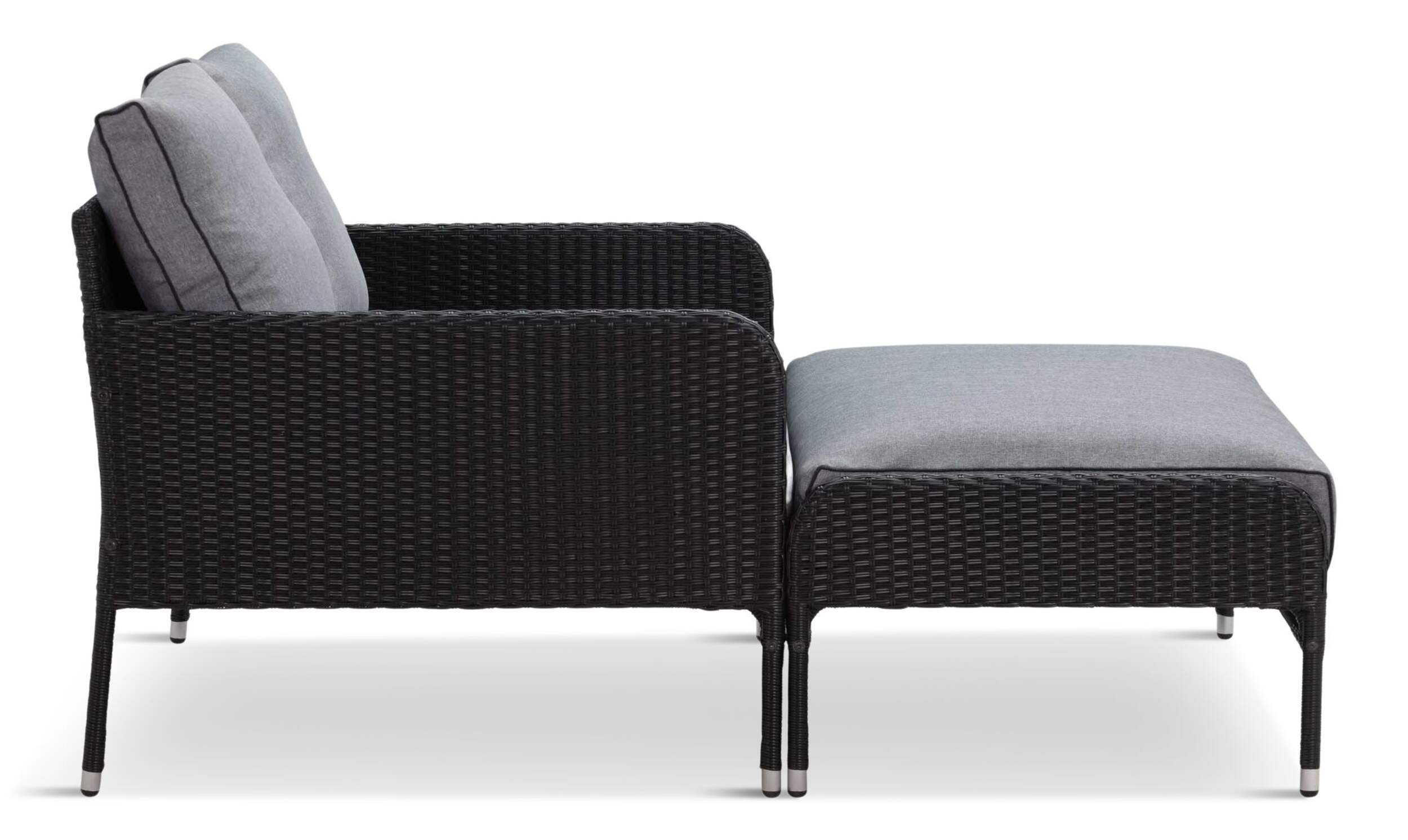 Chaises longues de jardin/piscine extérieure en aluminium Patioflare