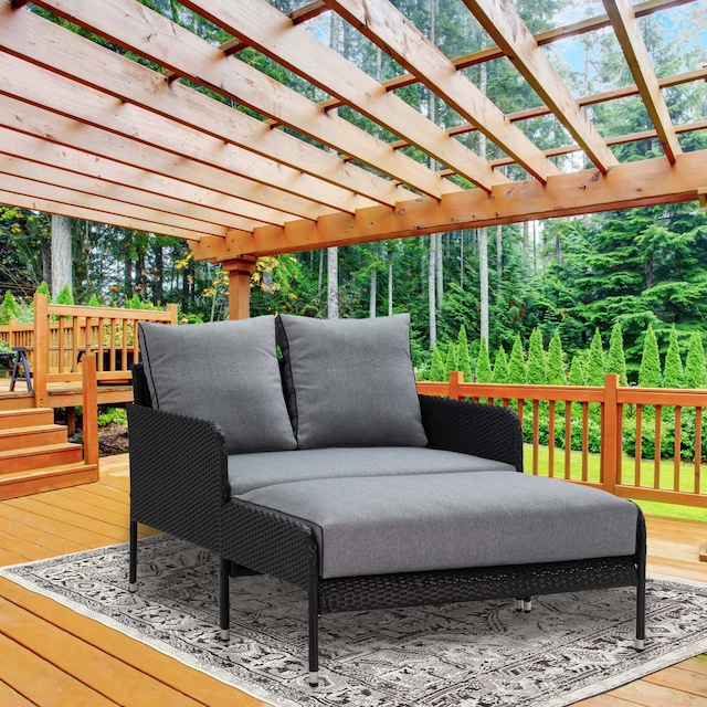 Chaises longues de jardin/piscine extérieure en aluminium Patioflare