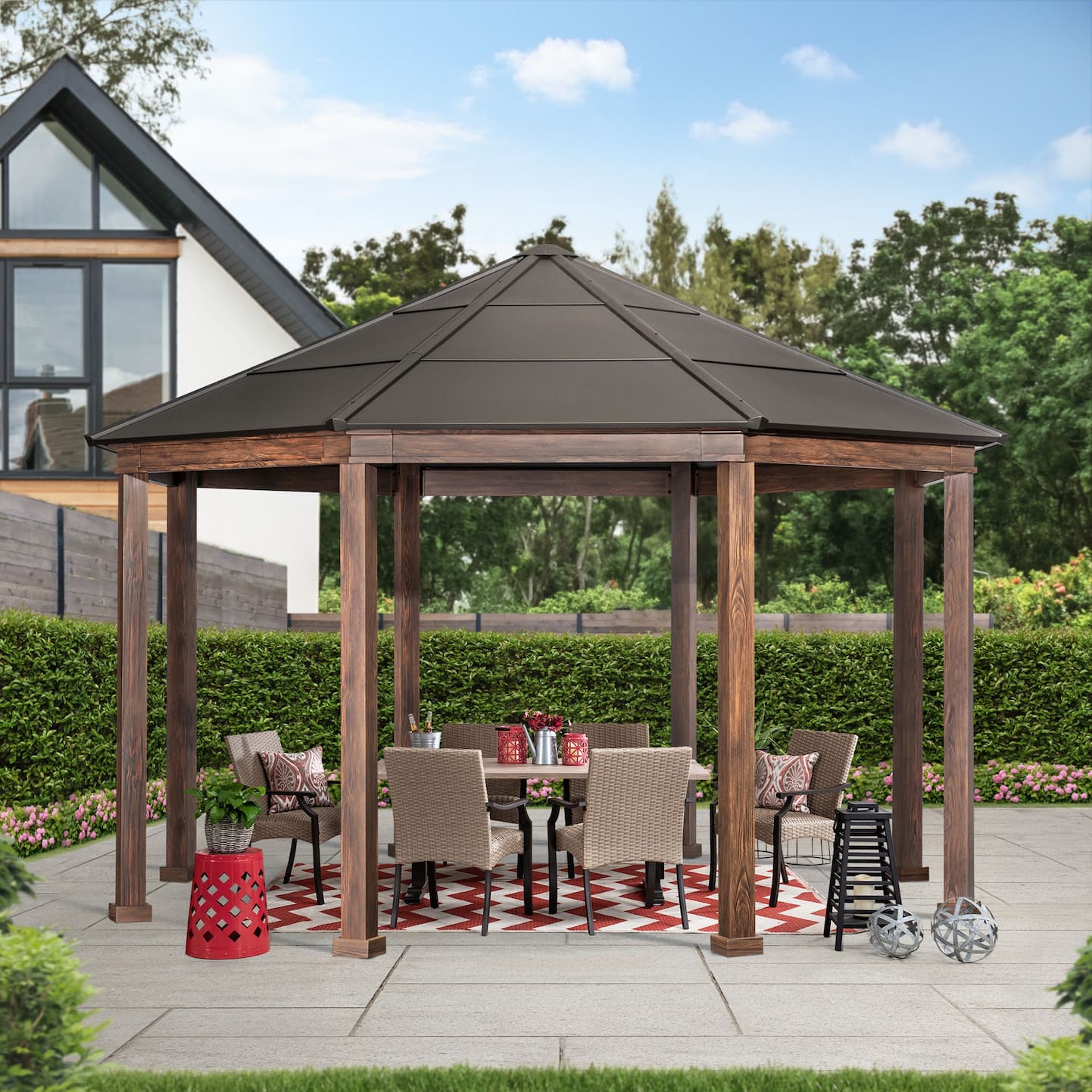 Sunjoy Daybreak Gazebo, 15 x 15-ft | Canadian Tire