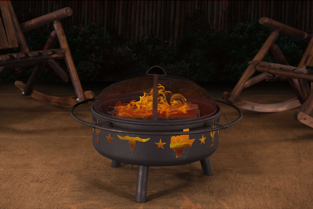 Sunjoy Jasper Fire Pit, 32in Canadian Tire