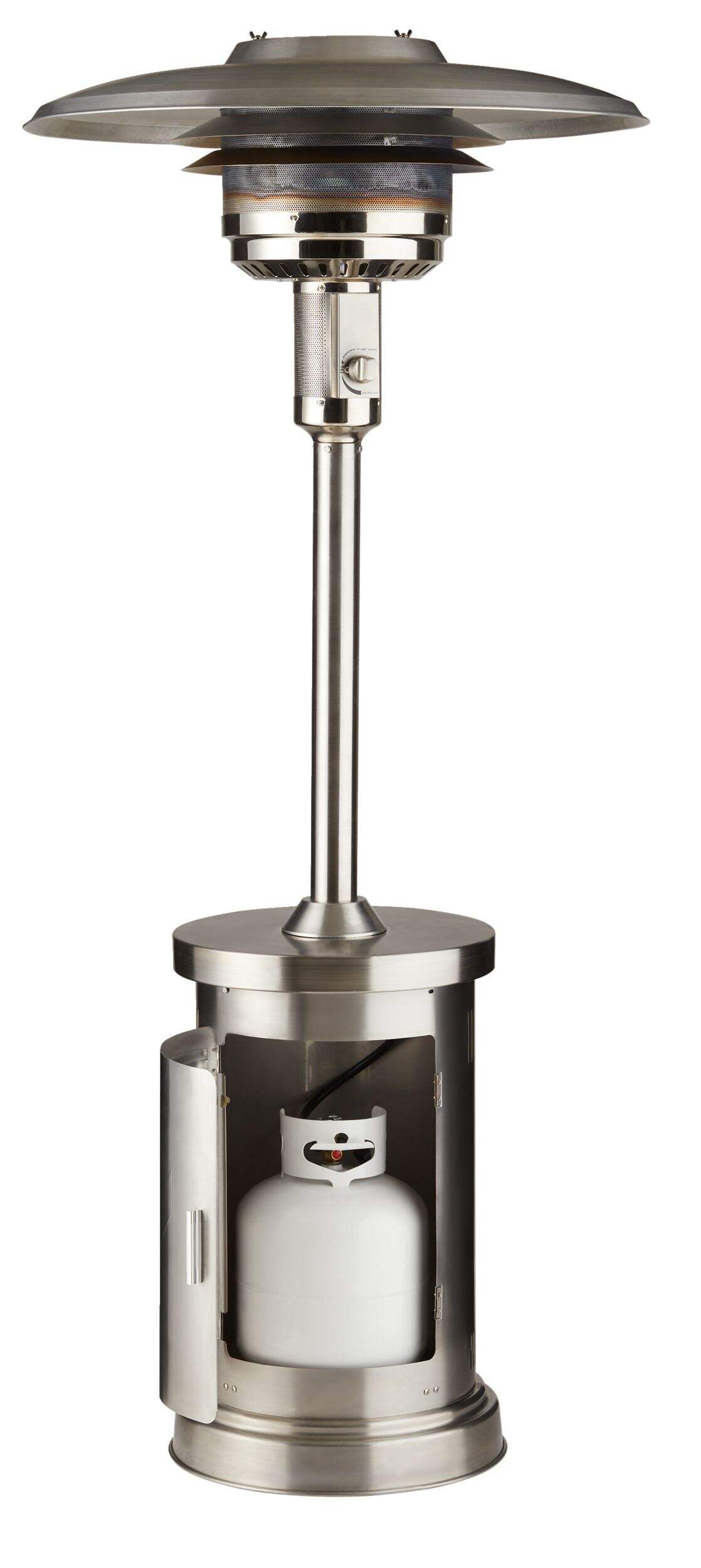 Vermont Castings Stainless Steel  Patio Heater, Propane Front_Flat