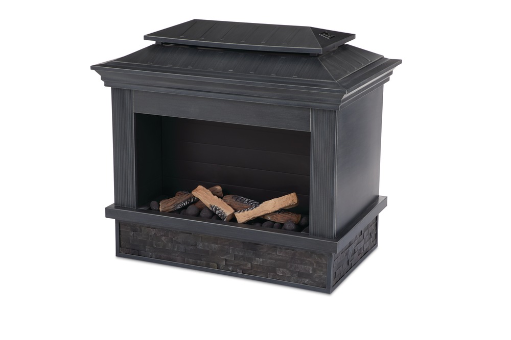 CANVAS Ayles Outdoor Gas Fueled Fireplace Canadian Tire
