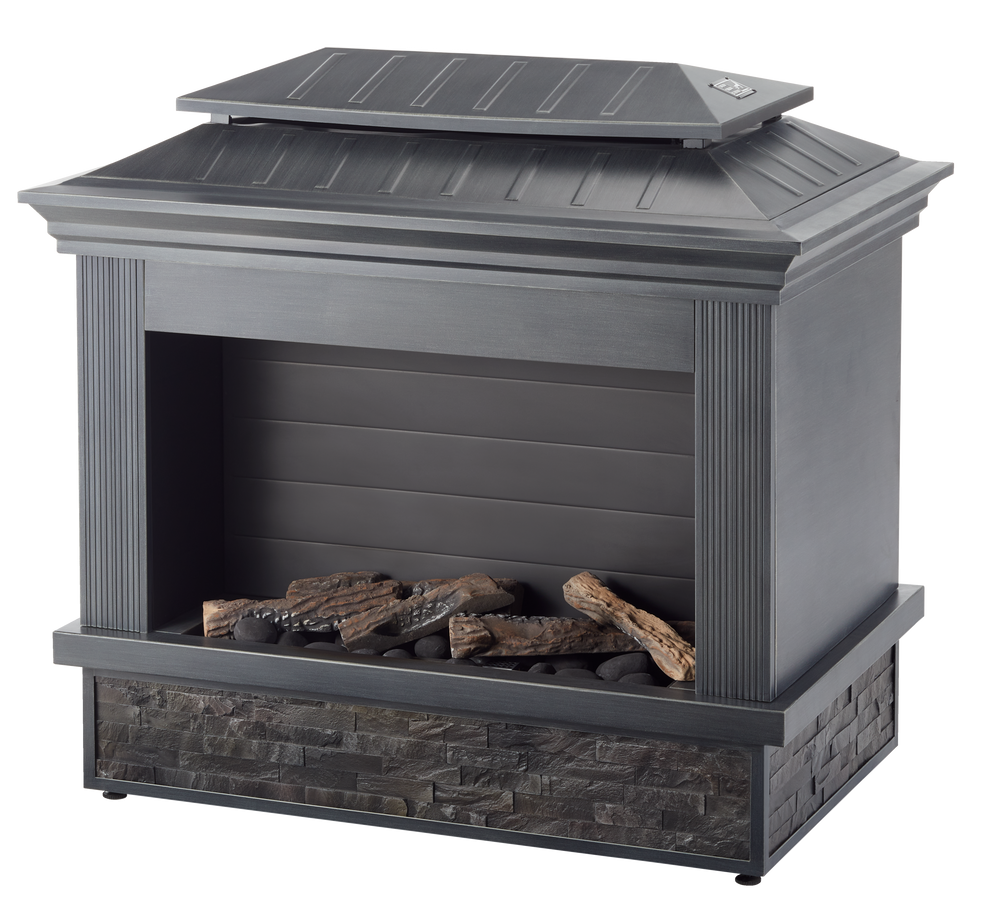 CANVAS Ayles Outdoor Gas Fueled Fireplace Canadian Tire