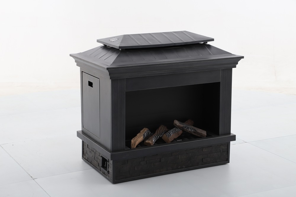 CANVAS Ayles Outdoor Gas Fueled Fireplace Canadian Tire