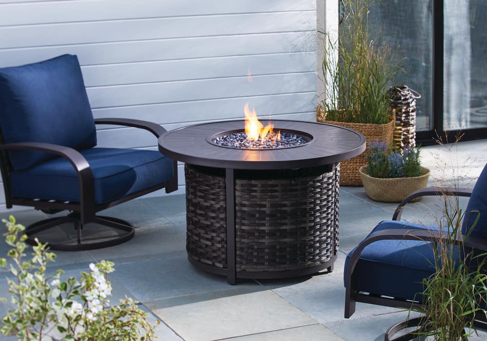 canvas propane fire pit