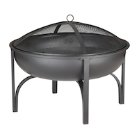 CANVAS Blairmore Outdoor Wood Burning Fire Pit, 29-in, Black