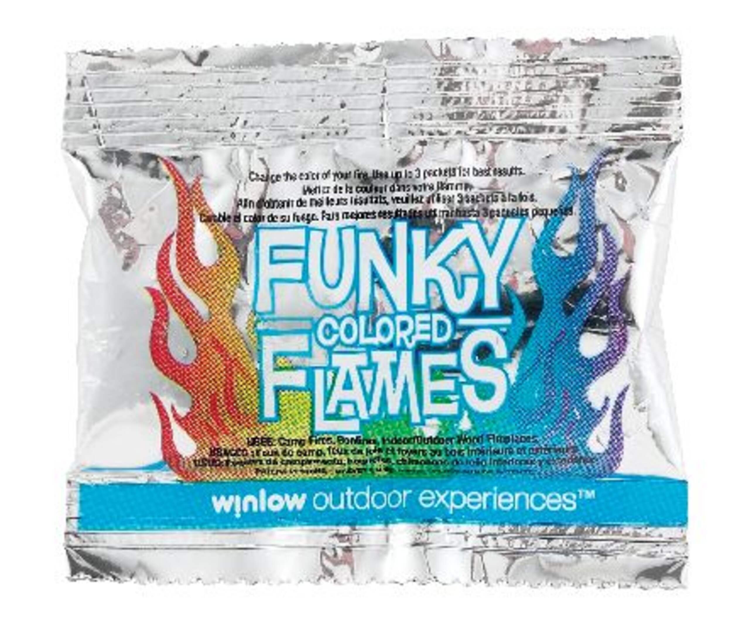 Funky Coloured Flames, Long-Lasting Fire Colour Changer For Outdoor/Indoor Fire Pit Front_Flat
