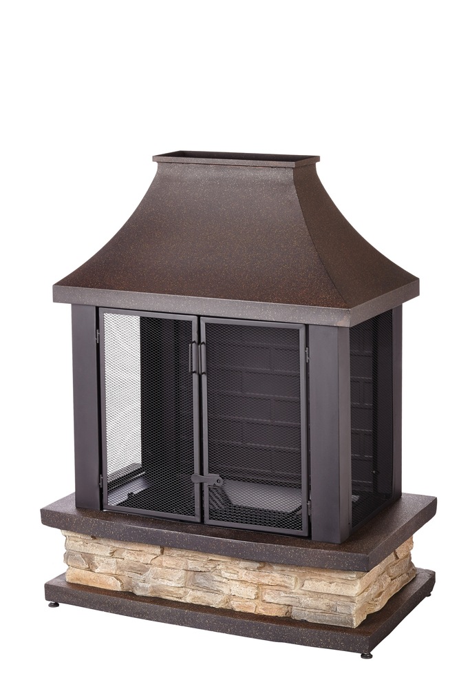 CANVAS Dawson Wood Burning Fireplace Canadian Tire